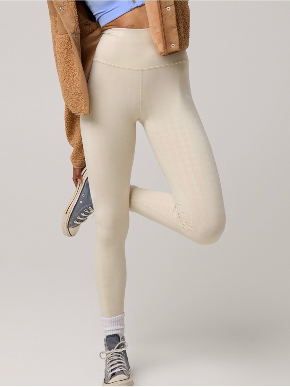 *NWT* Offline by Aerie Women’s Cream The Hugger High Waisted Leggings, Medium